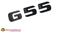 G55 GLossy Black Emblem W463 G-Wagon AMG