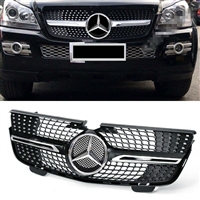 GL Diamond Style Grille Black-Chrome X164 2007-2009 GL450 GL350 GL550 GL63