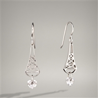 Silver earrings