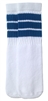 Kids socks with Royal Blue stripes