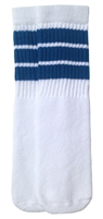 Kids socks with Royal Blue stripes