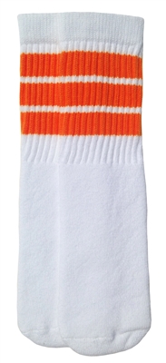 Kids socks with Orange stripes