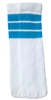 Kids socks with Baby Blue stripes