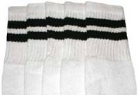 Mid calf socks with Black stripes