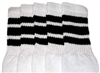 Mid calf socks with Black stripes