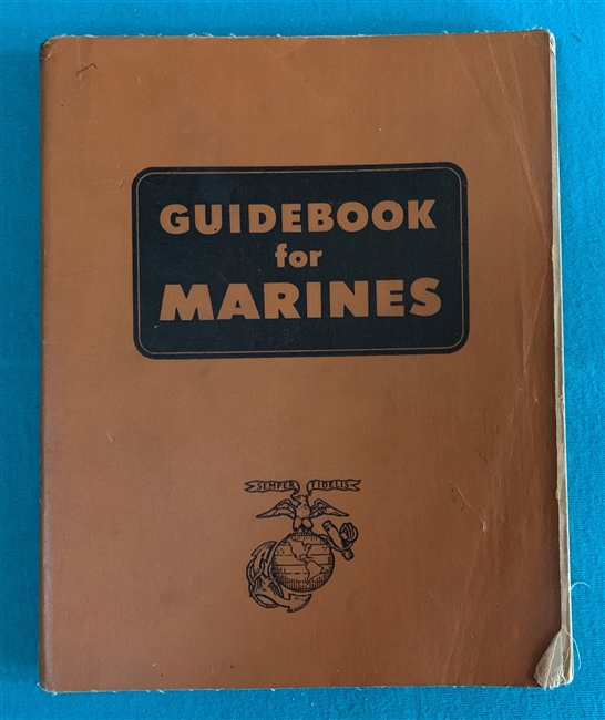 1949 GUIDEBOOK FOR MARINES  1st Revised Edition 7th Printing