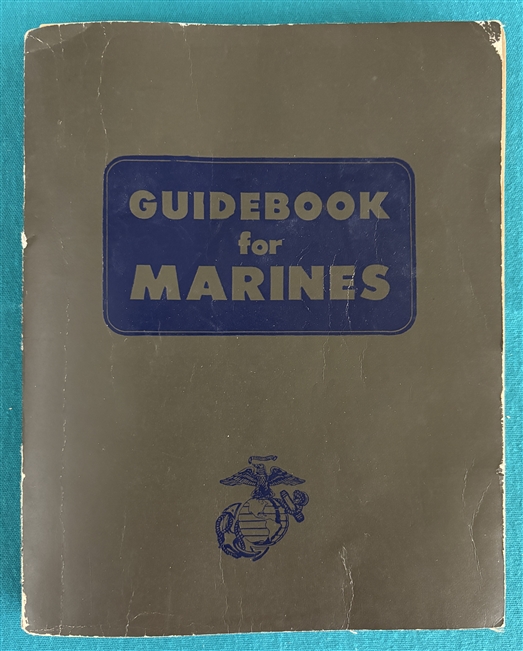 1958 GUIDEBOOK FOR MARINES 6th Revised Edition 2nd Printing