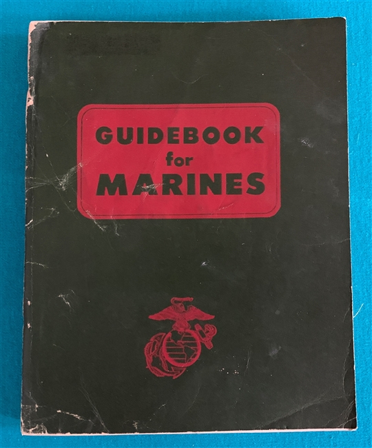 1962 GUIDEBOOK FOR MARINES 8th Revised Edition  1st Printing