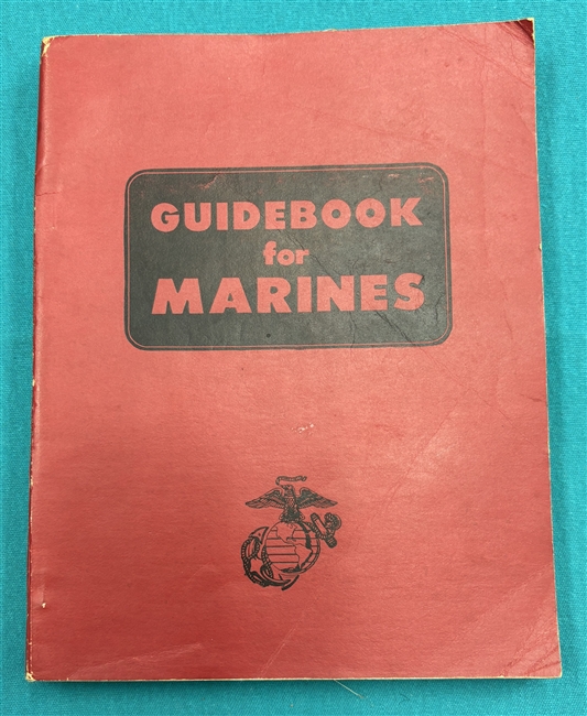 1960 GUIDEBOOK FOR MARINES 7th Revised Edition 1st Printing