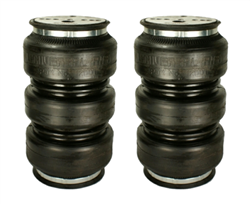 [2] Pack Universal Air Suspension "Triple Play" Air Bag 1/2" NPT Port (For Light weight Application, Only For Rear), Sold as pair!