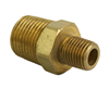 1/2" Male to 3/8" Male NPT Reducing Hex Nipple, Sold Each