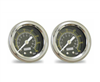 2 Pack Viair 1.5" Diameter 160 PSI Black Face Gauges- Free Shipping