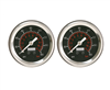 2 Pack Viair 2" Diameter 160 PSI Single Needle Black Face Gauges - Free Shipping