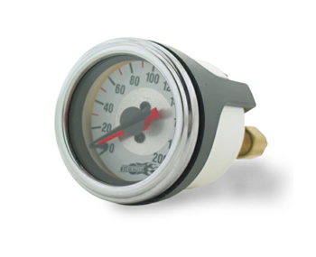 Air Lift 26228 Dual Needle 200 PSI Air Gauge W/ Backlight