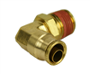 Alkon DOT 1/4 PTC X 1/4" NPT 90 Degree Elbow