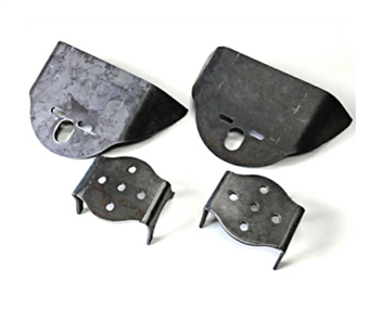 Over Axle 2.75" Axle Brackets With Top Bag Mounts, Sold as pair!