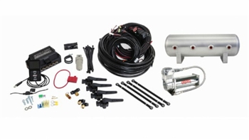 Air Lift Performance 3H (1/4" Air Line, 2.5 Gallon Lightweight Raw Aluminum Tank, VIAIR 444C Compressor)