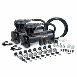 Viair 410 Stealth Series Black Dual Air Compressors 200 PSI