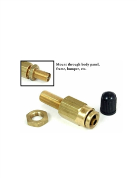 Alkon 1/4" Push - to connect Inflation Valve, For 1/4" OD Airline/Tubing Only- Sold Each