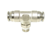 Nickel Plated PTC X NPT Swivel Branch Tee