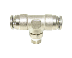 Nickel Plated PTC X NPT Swivel Branch Tee