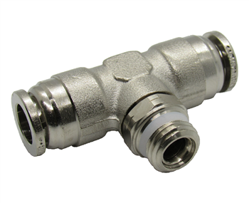 Nickel Plated PTC X NPT Swivel Branch Tee