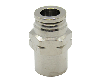 Nickel Plated Brass 3/8" PTC X 1/4" Female NPT Fitting