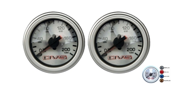 AVS Silver Face Gauges