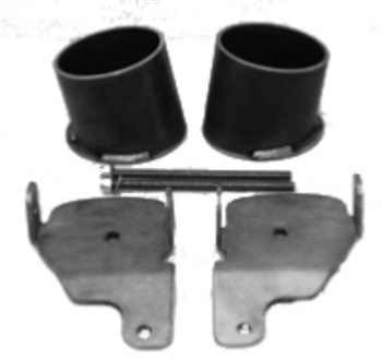 1965-70 Chevy Impala & Wagon Front Bag Brackets/Cups For Single Port Air Bags- Pair