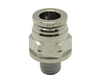 3/8" PTC X 1/8" NPT Nickel Plated Brass Male Connector