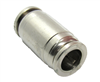 Nickel Plated Brass 1/4" PTC  Straight Union  Fitting