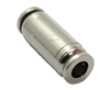 Nickel Plated Brass 1/4" PTC  Straight Union  Fitting