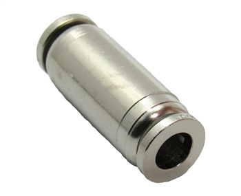 Nickel Plated Brass 1/4" PTC  Straight Union  Fitting