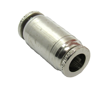 Nickel Plated Brass 1/4" PTC  Straight Union  Fitting