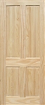 4P Clear Pine Fire Door