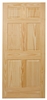 6P Clear Pine Fire Door