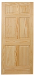 6P Clear Pine Fire Door