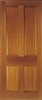 Colonial 4P Hardwood Exterior Door