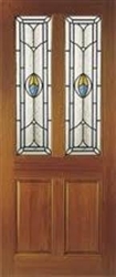 Edwardian Blue Hardwood Exterior Door