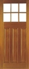 Pattern 664Hardwood Exterior Door