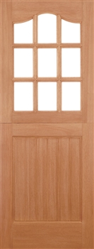 Stable 9 Light Hardwood Exterior Door