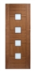 Quebec Glazed Walnut Interior Door