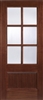 Zurich Glazed Walnut Interior Door