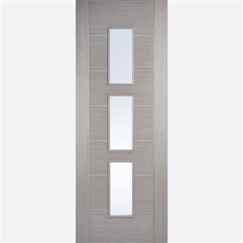 Hampshire  Glazed Light Grey Interior Door