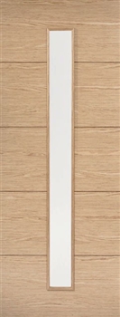 Lille Glass Oak Interior Door