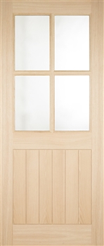 Cottage Stable 4L Oak Exterior Door