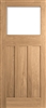 DX Unglazed Oak Interior Door