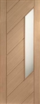 Monza Glazed Oak Interior Door