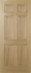 Regency 6P Oak Fire Door