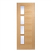 Trend 4LOffset Oak Interior Door